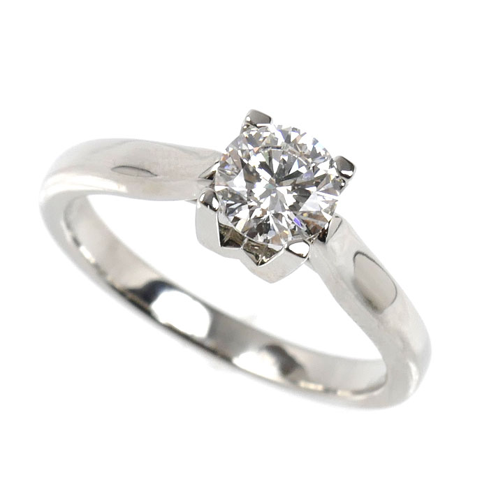 HARRY WINSTON ハリーウィンストン Pt950プラチナ リング・指輪 ダイヤモンド0.50ct 9号 4.4g レディース【中古】【美品】