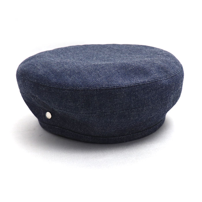 HERMES エルメス デニム ベレー帽 ブルー 57 レディース【中古】【美品】