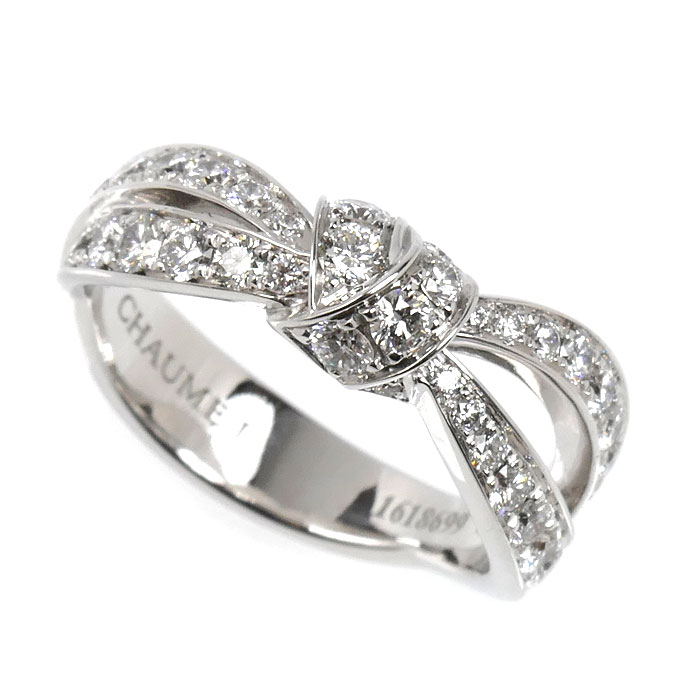 Chaumet ショーメ K18WG ホワイトゴールド リアン セデュクシオン リング・指輪 ダイヤモンド0.91ct 10号 50 5.1g レディース【中古】【美品】