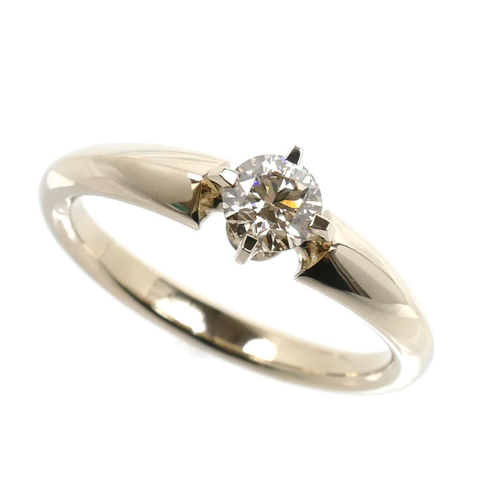 KASHIKEY カシケイ K18シャンパンゴールド リング・指輪 KSB030RCG ダイヤモンド0.33ct/0.01ct 11号 4.1g レディース【中古】【美品】