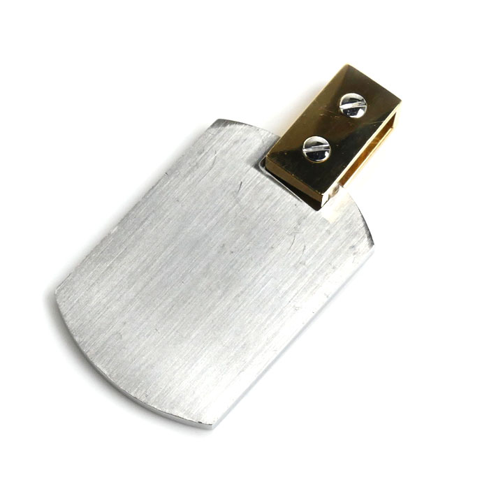 CARTIER カルティエ ステンレス K18YG イエローゴールド サントス100 ペンダントトップ 13.5g ユニセックス【中古】
