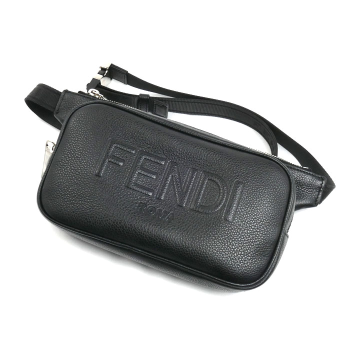 FENDI フェンディ ベルトバッグ ボディバッグ ショルダーバッグ ブラック 7VA605 AMAC F0GXN メンズ【中古】