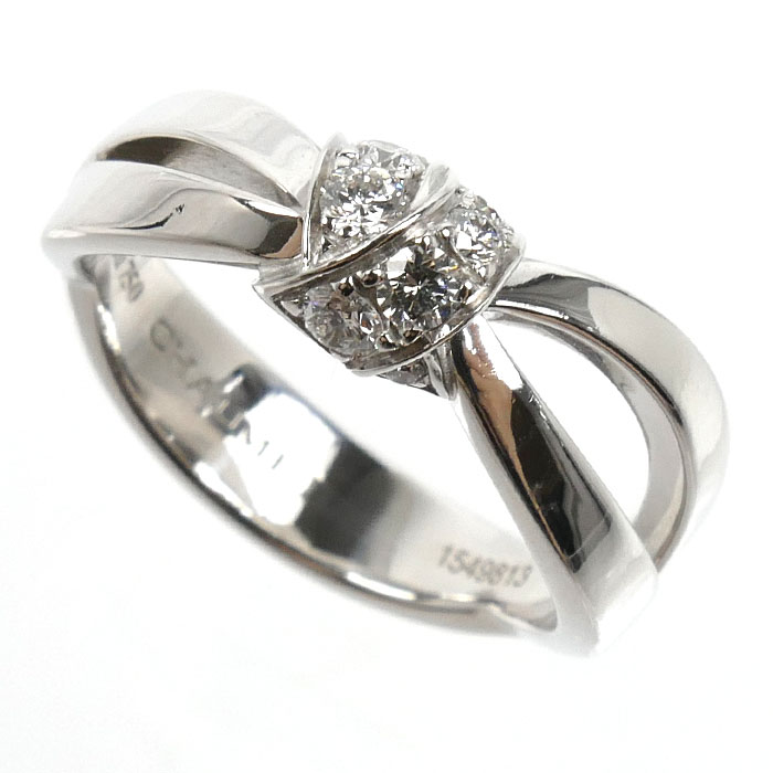 Chaumet ショーメ K18WG ホワイトゴールド リアン セデュクシオン リング・指輪 083053 ダイヤモンド 10号 50 5.6g レディース【中古】【美品】