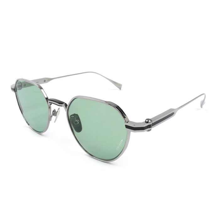 Yohji Yamamoto ヨウジヤマモト メガネ グリーン AWAKEN-02 メンズ 62□21 145【中古】