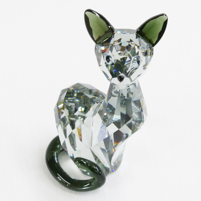 SWAROVSKI スワロフスキー ハウスオブキャット イネス オブジェ 995008 猫 訳あり品【中古】