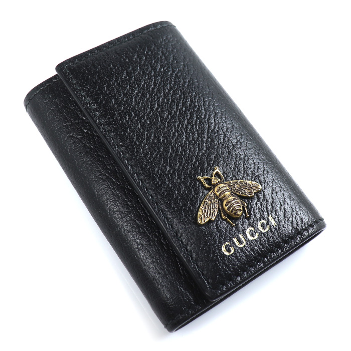 GUCCI グッチ アニマリエ ビー キーケース ブラック 523683 ユニセックス【中古】