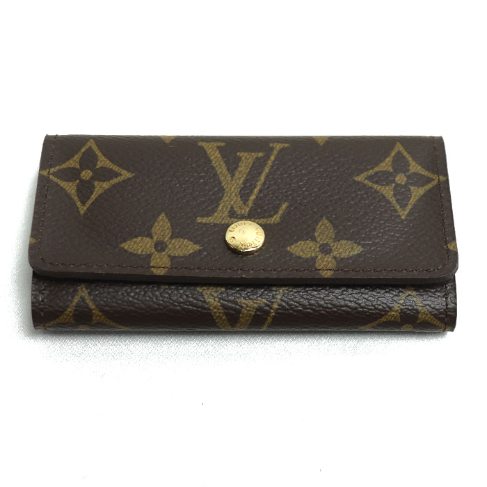 LOUIS VUITTON ルイ・ヴィトン ミュルティクレ4 キーケース モノグラム ブラウン M62631 ユニセックス【中古】
