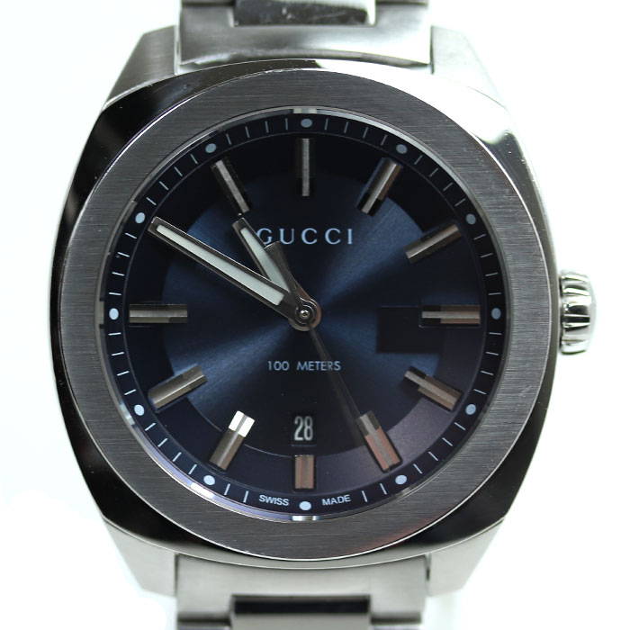 GUCCI グッチ GG2570 ラージウォッチ 腕時計 電池式 YA142303/142.3 メンズ【中古】