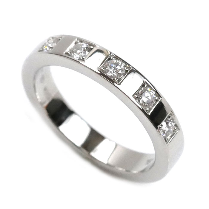 BVLGARI ブルガリ Pt950プラチナ マリー・ミー ウェディング リング・指輪 336846 ダイヤモンド 7号 5.3g レディース【中古】【美品】