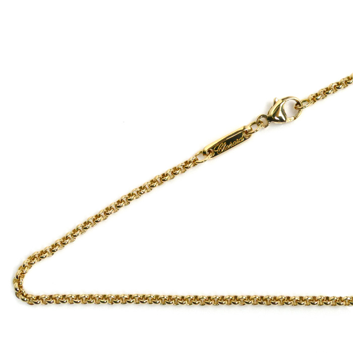 Chopard ショパール K18YG イエローゴールド ネックレス 8.2g 42cm レディース【中古】【美品】
