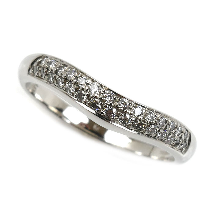 BVLGARI ブルガリ Pt950プラチナ フェディ リング・指輪 347296 ダイヤモンド 10.5号 3.8g レディース【中古】【美品】