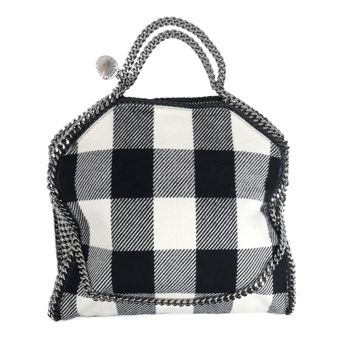 Stella McCartney ステラマッカートニー ファラベラ ショルダーバッグ ブラック/ホワイト 234387 W8056 レディース【中古】
