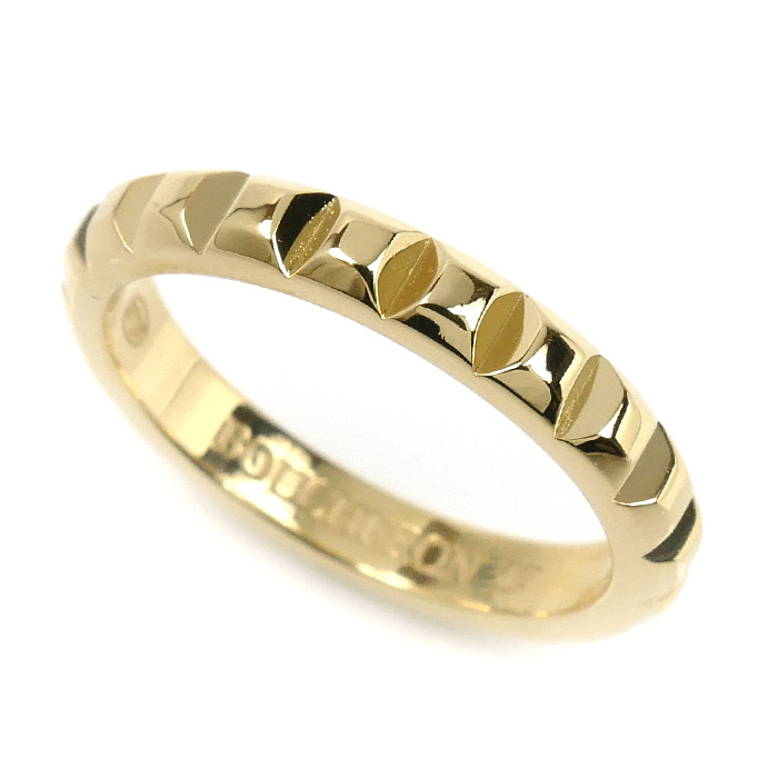 Boucheron ブシュロン K18YG イエローゴールド キャトル クルドパリ  ミディアム リング・指輪 JAL00008 7号 47 3.2g レディース【中古】【美品】