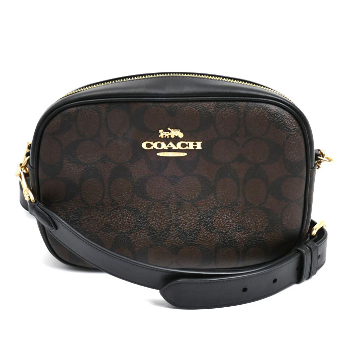 COACH コーチ ジェイミー カメラ バッグ ショルダーバッグ ブラウン/ブラック CA547 IMAA8 アウトレット ユニセックス【中古】【美品】