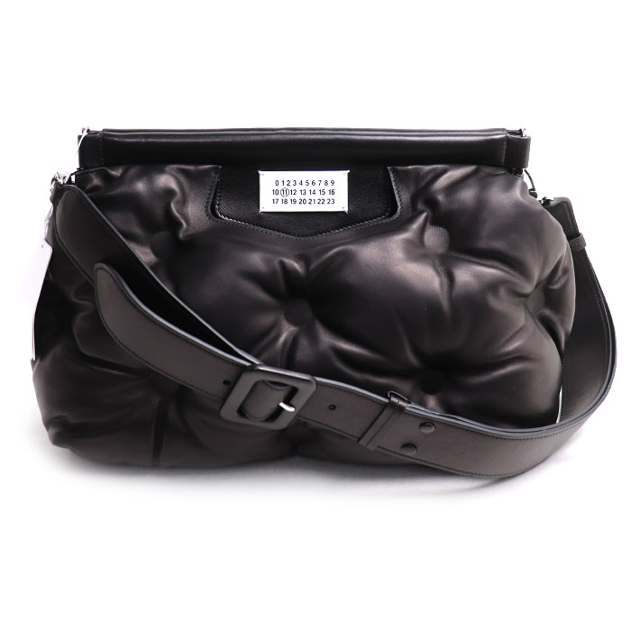 MAISON MARGIELA メゾンマルジェラ グラム スラムクラシック ミディアム 2Wayショルダーバッグ ブラック SB1WG0034 P4300 T8013 レディース【中古】