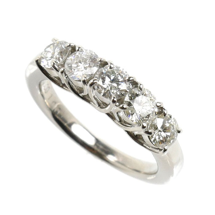 Pt900プラチナ リング・指輪 ダイヤモンド1.00ct 10号 5.9g レディース【中古】【美品】