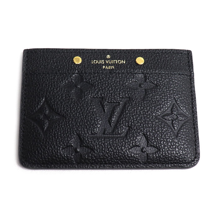 LOUIS VUITTON ルイ・ヴィトン ポルトカルト サーンプル カードケース アンプラント ブラック M69171 レディース【中古】【美品】