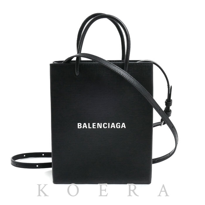 BALENCIAGA バレンシアガ ラージ ショッピング トートバッグ ブラック 693805 0AI2N 1000  レディース【中古】