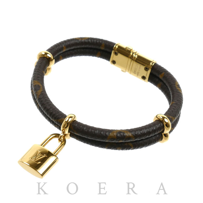 LOUIS VUITTON ルイ・ヴィトン モノグラムキャンバス キープ イット トゥワイス ブレスレット M6640F  レディース【中古】