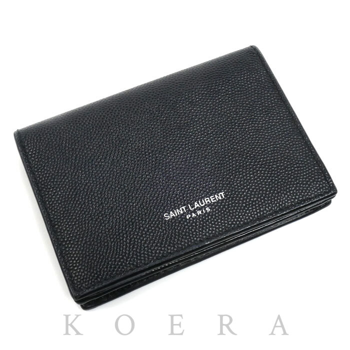 SAINT LAURENT サンローラン カードケース ブラック 469338BTY7N1000 メンズ【中古】