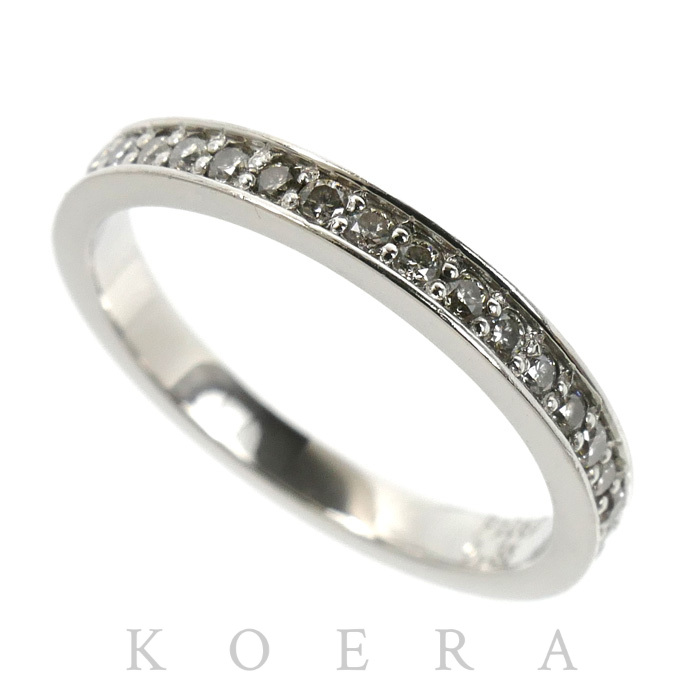 Pt950プラチナ フルエタニティ リング・指輪 ダイヤモンド0.35ct 8.5号 2.8g レディース【中古】