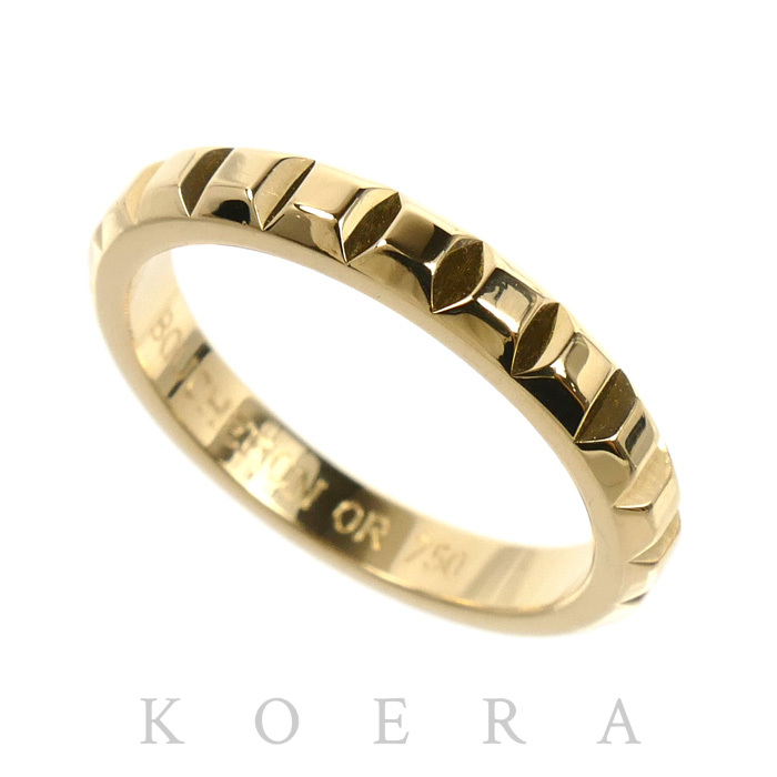Boucheron ブシュロン K18YG イエローゴールド キャトル クルドパリ ミディアム リング・指輪 JAL00008 7号 3.3g レディース【中古】【美品】