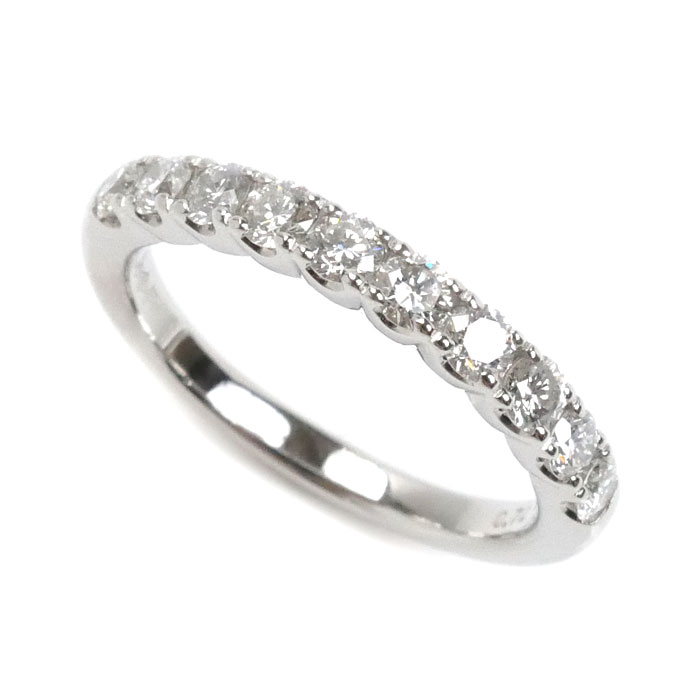 Ponte Vecchio ポンテヴェキオ Pt999 ハーフエタニティ リング・指輪 GL1420R401 ダイヤモンド0.70ct 13.5号 5.7g レディース【中古】【美品】