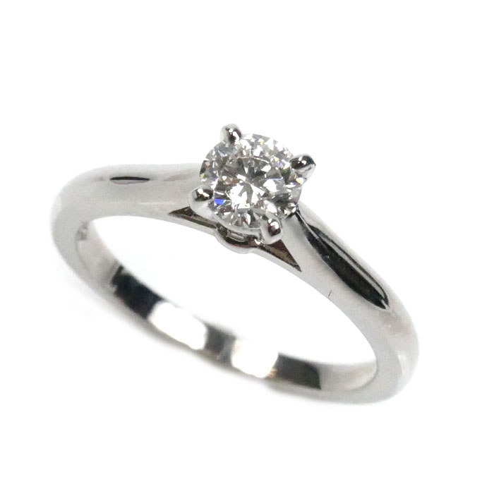 CARTIER カルティエ Pt950プラチナ ソリテール 1895  1Pダイヤ リング・指輪 N4139046 ダイヤモンド0.30ct 6号 46 3.1g レディース【中古】【美品】