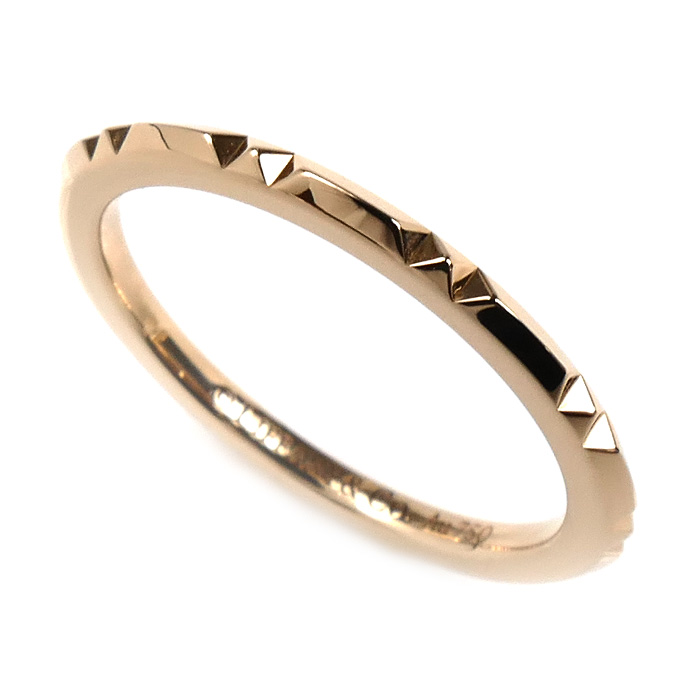 TIFFANY&Co. ティファニー K18PG ピンクゴールド Tトゥルー バンドリング リング・指輪 9号 1.9g レディース【中古】【美品】