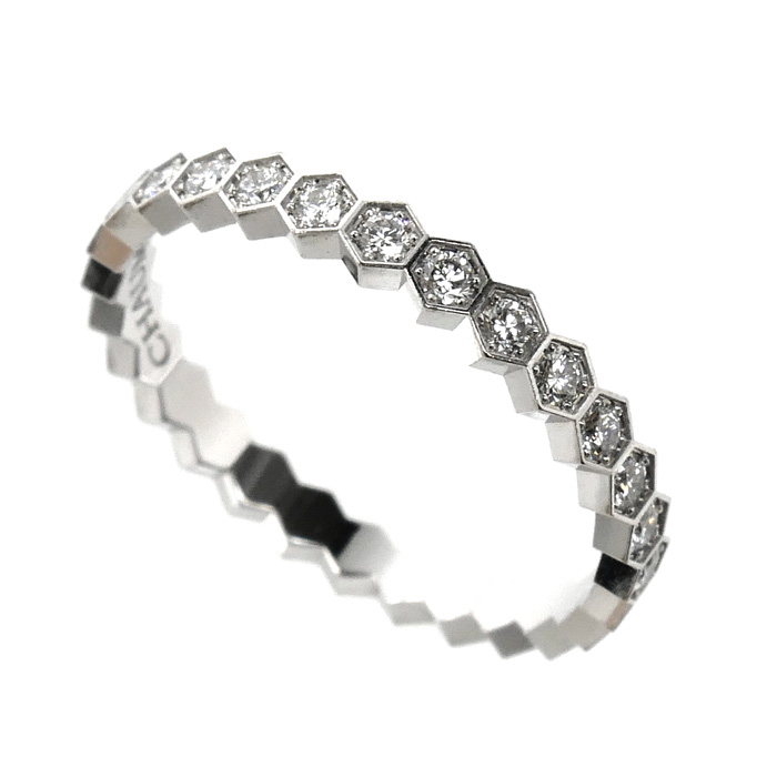 Chaumet ショーメ K18WG ホワイトゴールド ビーマイラブ ダイヤ  リング・指輪 081891 ダイヤモンド 10.5号 51 1.7g レディース【中古】