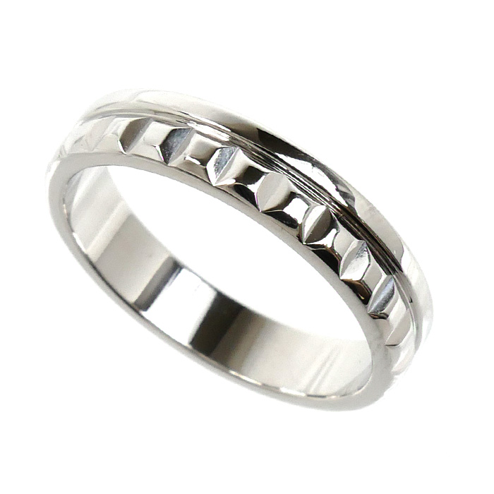 Boucheron ブシュロン K18WG ホワイトゴールド キャトル ラディアント ハーフ リング・指輪 JAL00250 12号 52 4.4g レディース【中古】【美品】