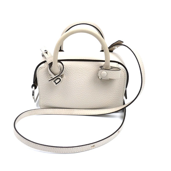 DELVAUX クールボックス ナノ 2Wayショルダーバッグ ベージュ AA0669AQY085YPA レディース【中古】【美品】