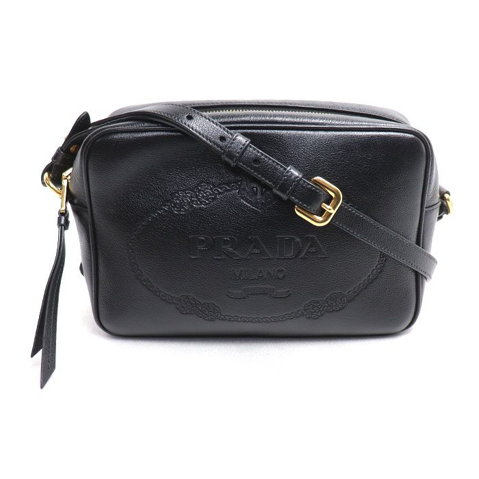 PRADA プラダ ショルダーバッグ ブラック 1BH089 2EBJ F0002 レディース【中古】【美品】