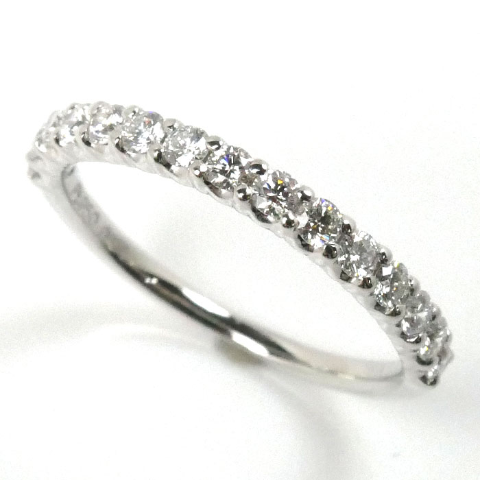TASAKI タサキ Pt950プラチナ ピアチェーレ ハーフエタニティ リング・指輪 RD-F1790-PT950 ダイヤモンド0.41ct 10.5号 2.6g レディース【中古】【美品】