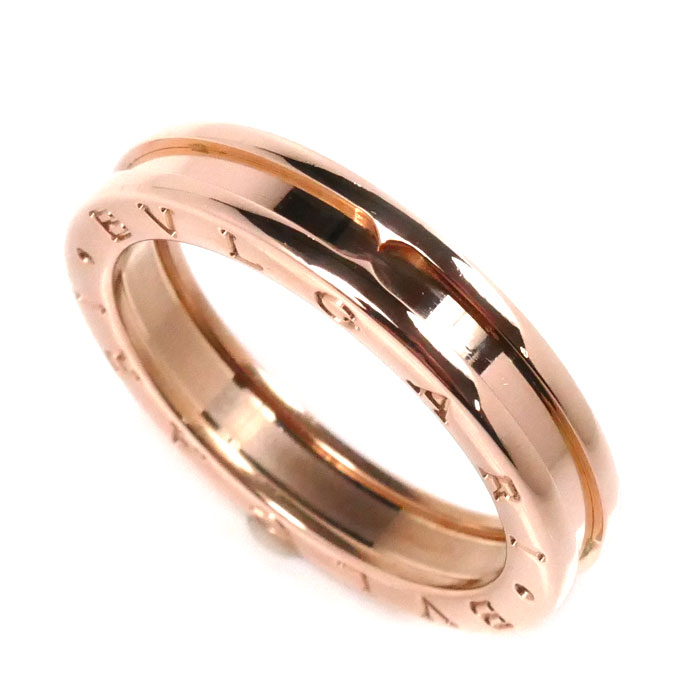 BVLGARI ブルガリ K18PG ピンクゴールド ビーゼロワン リング・指輪 336004 22号 63 8.9g メンズ【中古】