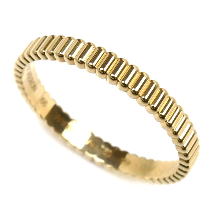 Boucheron ブシュロン K18YG イエローゴールド グログラン スモール リング・指輪 JAL0116966 25.5号 4.0g メンズ【中古】【美品】