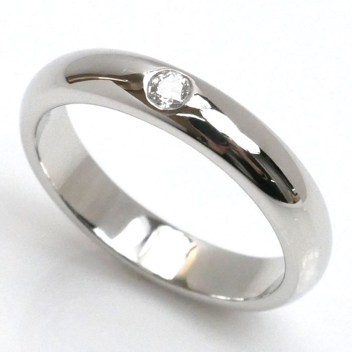 CARTIER カルティエ Pt950プラチナ クラシック ウェディング リング・指輪 B4071849 ダイヤモンド 9号 49 5.3g レディース【中古】【美品】