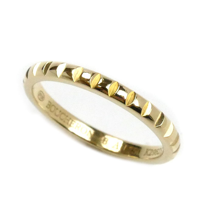 Boucheron ブシュロン K18YG イエローゴールド キャトル クルド パリ リング・指輪 JAL01165 8号 48 2.0g レディース【中古】【美品】