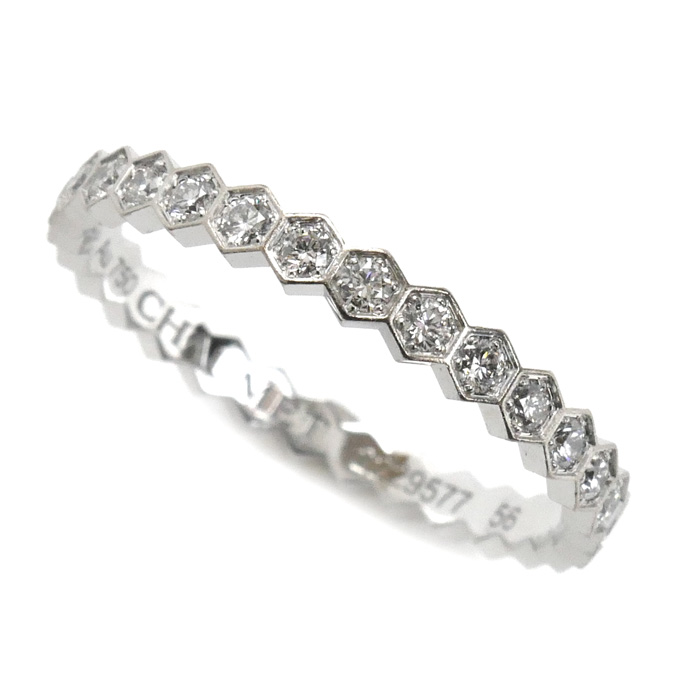 Chaumet ショーメ K18WG ホワイトゴールド ビードゥショーメ リング・指輪 081891 15.5号 56 1.7g レディース【中古】