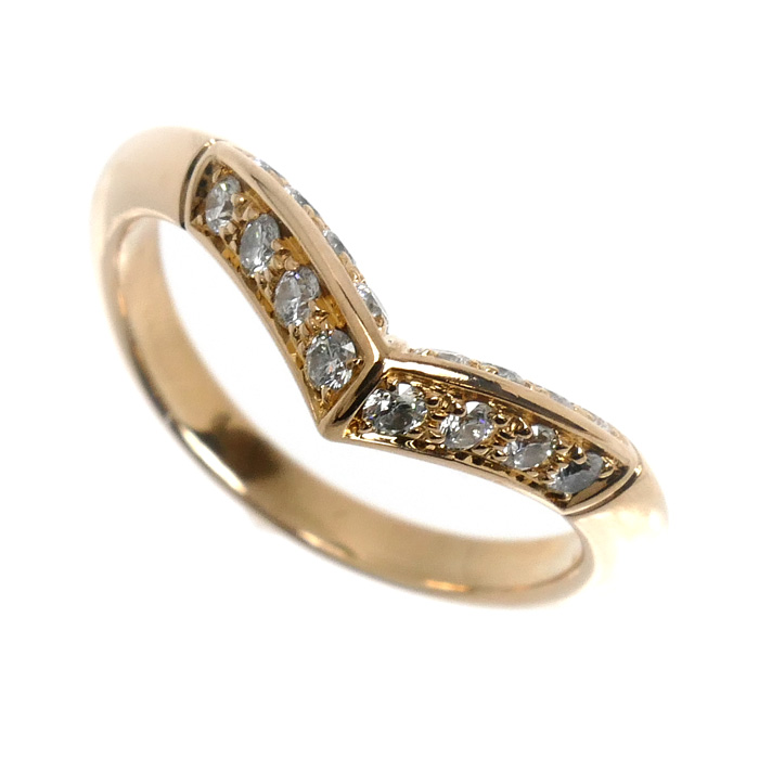 LOUIS VUITTON ルイ・ヴィトン K18PG ピンクゴールド リング・指輪 Q9Y46C ダイヤモンド 9号 49 3.4g レディース【中古】【美品】