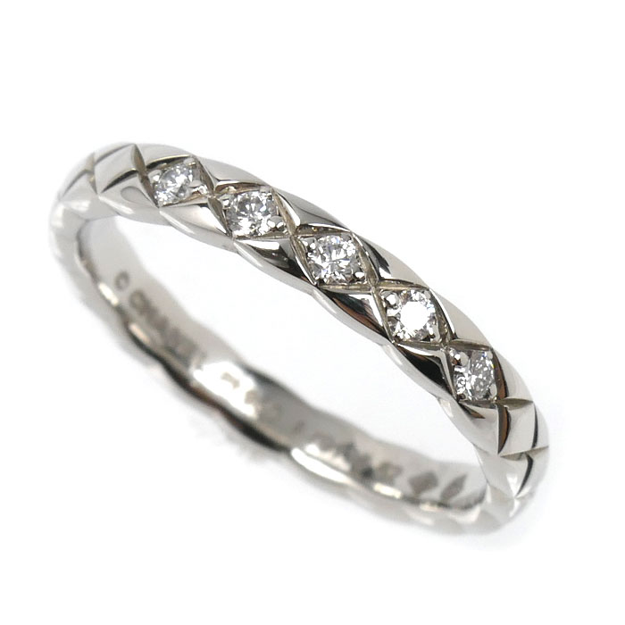 CHANEL シャネル Pt950プラチナ ココクラッシュ リング・指輪 J11355 ダイヤモンド 11.5号 52 4.0g レディース【中古】【美品】