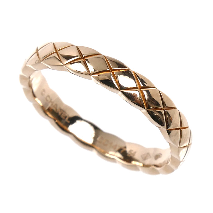 CHANEL シャネル K18PG ピンクゴールド ココクラッシュ リング・指輪 J11785 13.5号 54 3.8g レディース【中古】【美品】