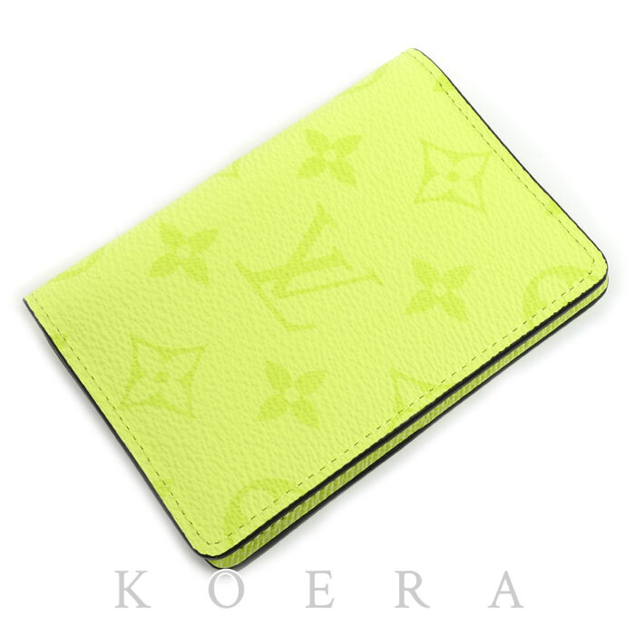 LOUIS VUITTON ルイ・ヴィトン オーガナイザードゥポッシュ カードケース タイガラマ イエロー M14113 IC ユニセックス【中古】【極美品】