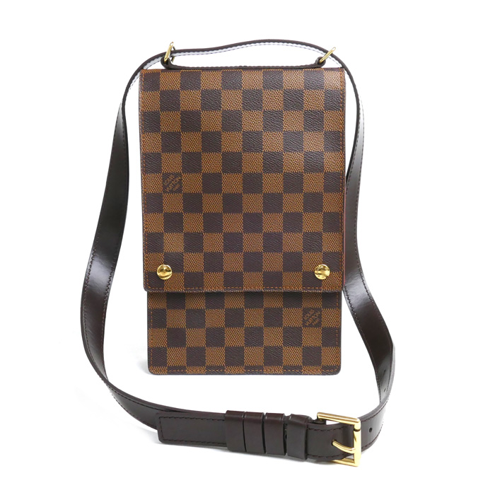 LOUIS VUITTON ルイ・ヴィトン ポートベローPM ショルダーバッグ ダミエ エベヌ N45271 レディース【中古】【あす楽】