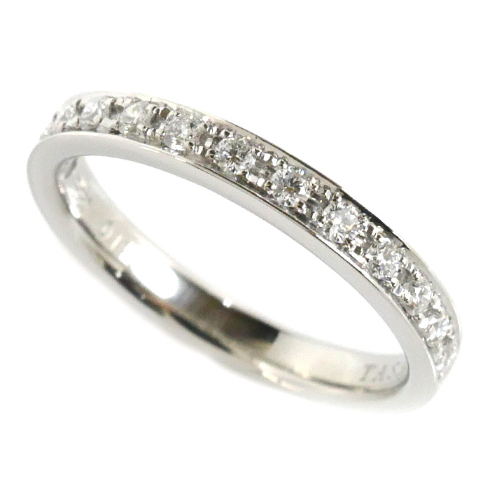 TASAKI タサキ Pt950プラチナ スペランザ ハーフエタニティ 23 リング・指輪 RD-F571-PT950 ダイヤモンド0.14ct 6号 3.0g レディース【中古】【美品】