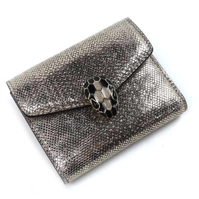 BVLGARI ブルガリ セルペンティ フォーエバー 三つ折り財布 289205 レディース【中古】【極美品】