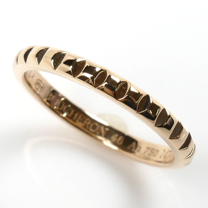 Boucheron ブシュロン K18PG ピンクゴールド キャトル クルドパリ スモール リング・指輪 JAL0116446 6号 46 1.9g レディース【中古】【美品】