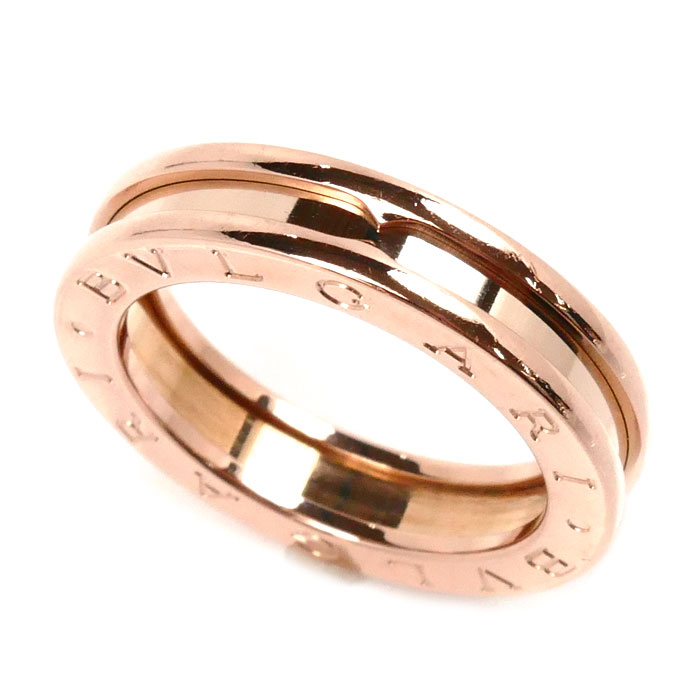 BVLGARI ブルガリ K18PG ピンクゴールド B-ZERO1 1バンド リング・指輪 335997 16号 56 7.9g レディース【中古】