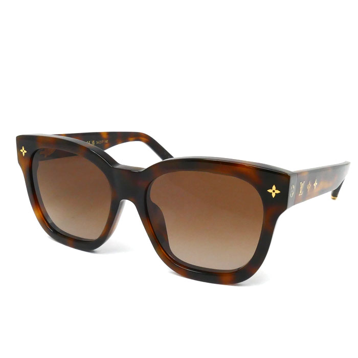 LOUIS VUITTON ルイ・ヴィトン マイ モノグラム スクエア サングラス ハバナ Z1524E 9D5 54□17 143  レディース【中古】【美品】
