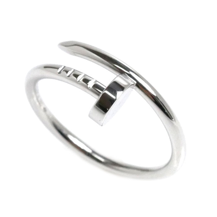 CARTIER カルティエ K18WG ホワイトゴールド ジュストアンクル SM リング・指輪 B4226053 13号 53 3.6g レディース【中古】【美品】